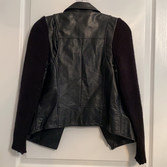 Vintage Havana Leather Jacket/Sweater - Picture 2 of 3